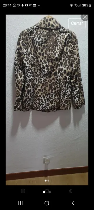 CHAQUETA ESTAMPADO LEOPARDO