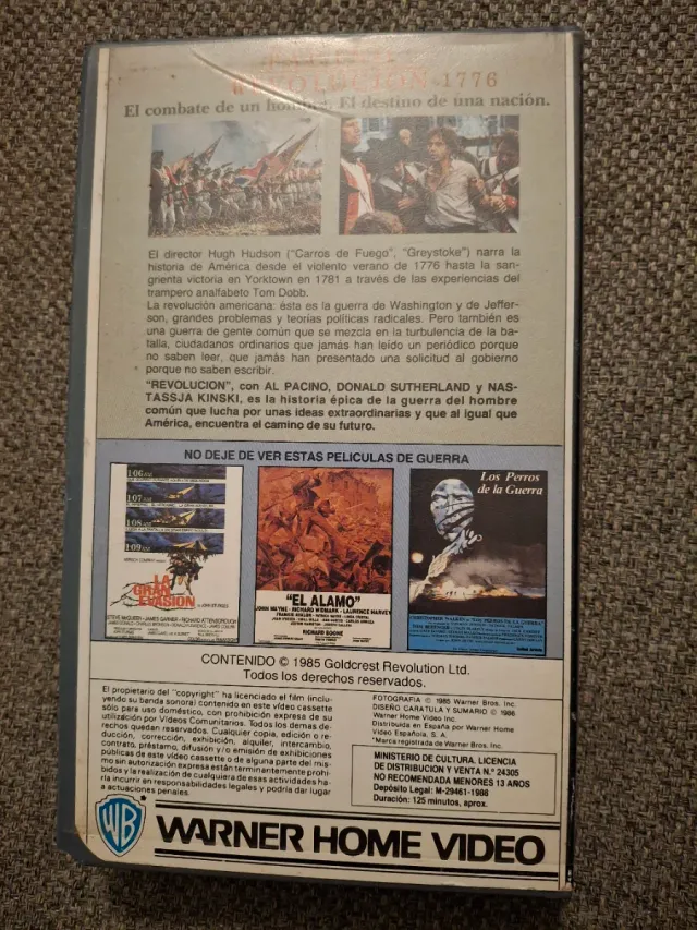 Revolución VHS Al Pacino (1985)