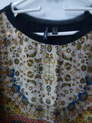 Camisa estampada manga larga