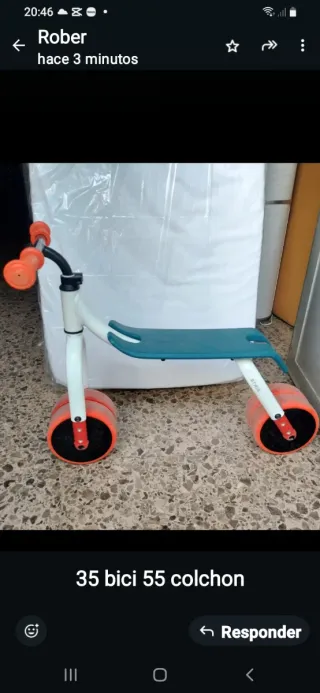 Bicicleta per bambini a 3 ruote