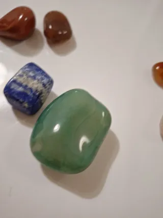 Lote de piedras y gemas naturales