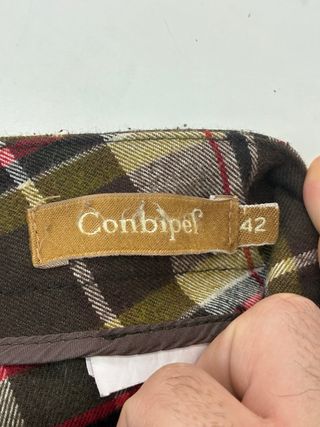 Pantaloni a quadri Conbipel taglia 42