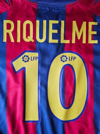 Maglia Barcellona Riquelme 10 2002/03 Originale