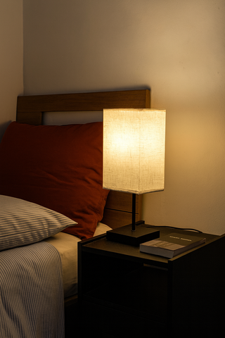 Lampada da comodino Suright Touch TL500-WH