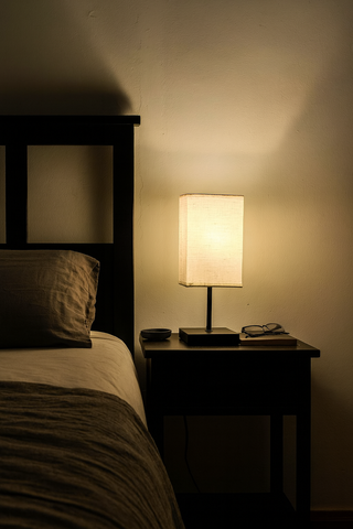 Lampada da comodino Suright Touch TL500-WH