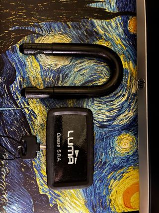 Candado Antirrobo Moto Luma D18 SRA Negro