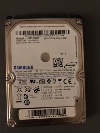 Disco Duro Samsung 250GB HM250HI