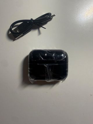 Airpods Negros con Cable de Carga