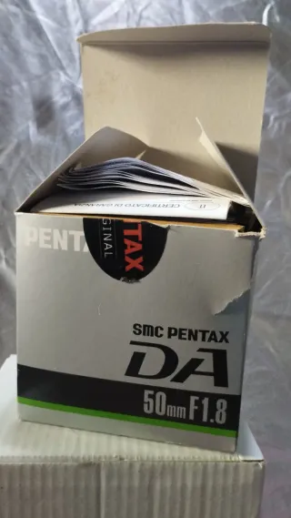 Objetivo Pentax SMC DA 50mm f/1.8