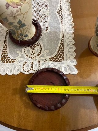 2 Jarrones Chinos Antiguos Florales