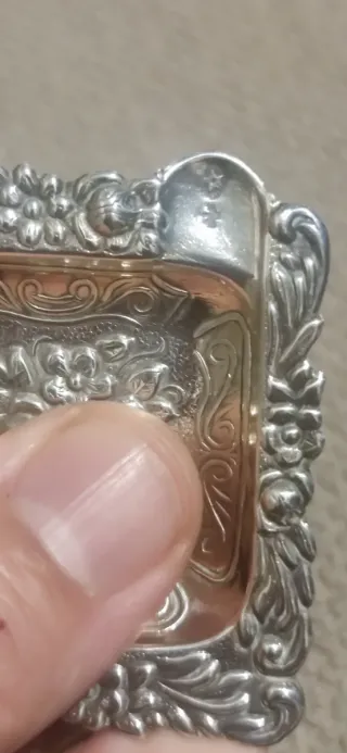 Bandejita de plata Cenicero