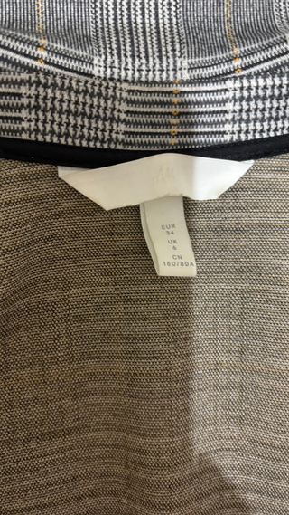 Blazer H&M quadri Tg 34
