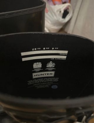 Botas Hunter Negras Talla X