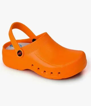 Zuecos Dian Naranja Talla 39 Nuevos