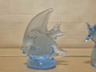 Figuras cristal azul Murano