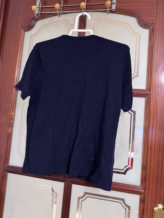 Camiseta azul manga corta