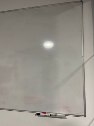 Pizarra blanca grande rotuladores 2*1,20 metro