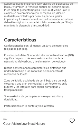 Nike Court Vision Low Talla 45