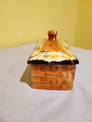 Mantequera Cerámica Inglesa Vintage