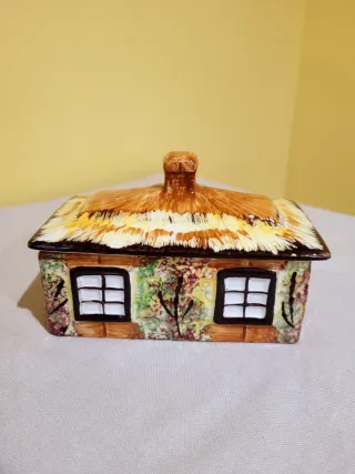 Mantequera Cerámica Inglesa Vintage