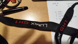 Correa Lumix GH1 Panasonic Negra