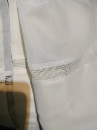 Cortina muy buena calidad ,beige grande con ribete