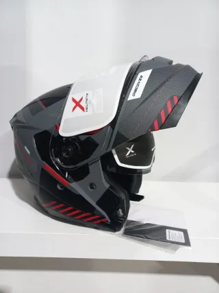 CASCO MOTO MODULAR CON GAFA SOLAR - NUEVO