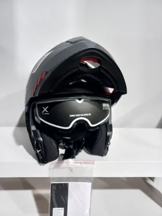 CASCO MOTO MODULAR CON GAFA SOLAR - NUEVO