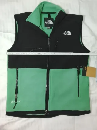 Chaleco The North Face Negro y Verde