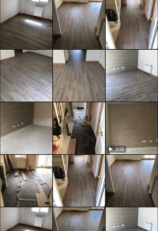 Tarima flotante madera