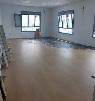 Tarima flotante madera