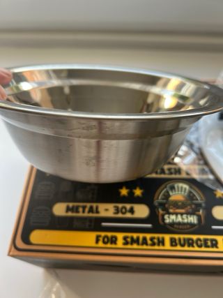 Kit Smash Burger Metal 304 - 6 Piezas