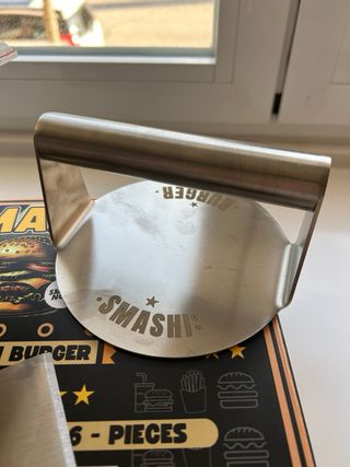 Kit Smash Burger Metal 304 - 6 Piezas