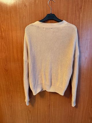 Cárdigan Stradivarius Beige Talla M