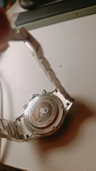 Reloj Aristocracy Negro y Plateado