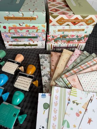 Sellos roller Lorabailora +productos memory loquer