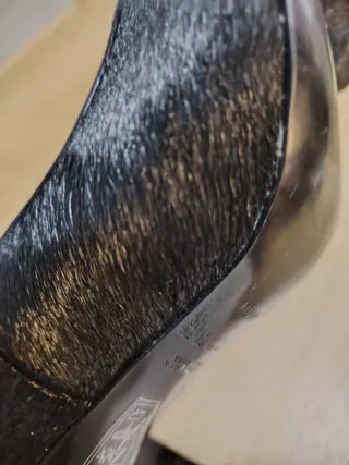 Zapatos tacón Mango Piel de potro Talla 38