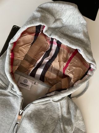 Sudadera Burberry Gris Mujer Talla M