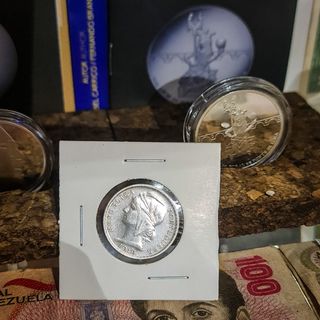 Moeda Prata 20 Centavos República Portuguesa 1916