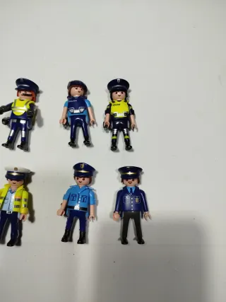 Lote 8 Figuras Policía Playmobil
