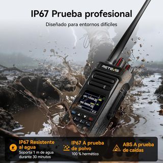 2x Retevis RT29S Walkie Talkie Largo Alcance