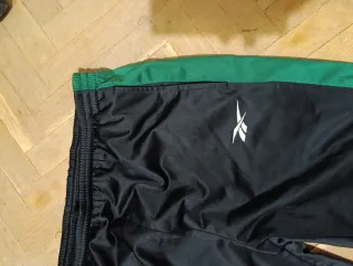 Pantalón Reebok Vintage Hombre Negro Verde