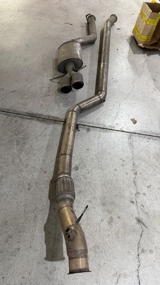 Tramo completo con dowpipe y salidas akrapovic