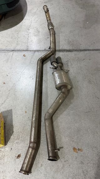 Tramo completo con dowpipe y salidas akrapovic