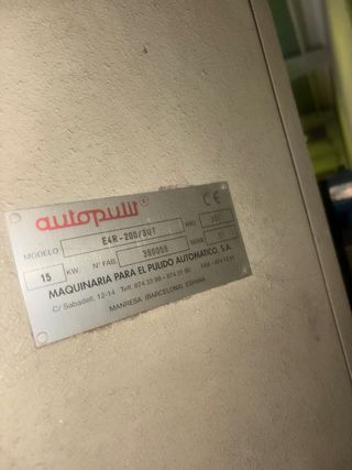 Lijadora Semiautomática Autopulit