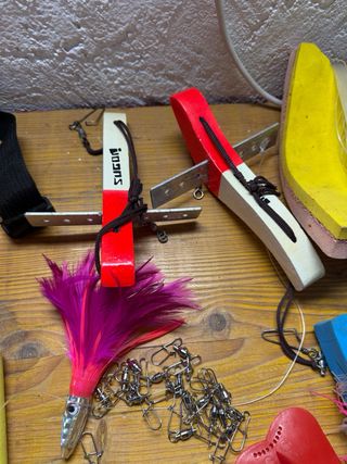 Lote Curricán Señuelos Pesca