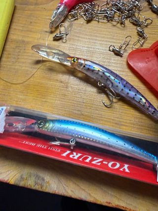 Lote Curricán Señuelos Pesca