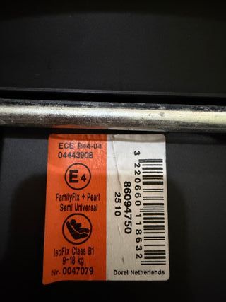 Seggiolino auto Bebé Confort Pearl Isofix (9-18kg)