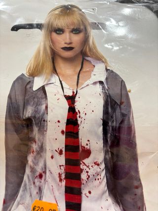 Disfraz Zombi Colegiala Partilandia Talla S