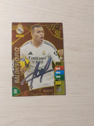 Cromo Mbappé Balón de Oro 24-25 Panini